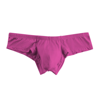 Magenta Cheeky Micro Modal Low Rise Briefs flat lay