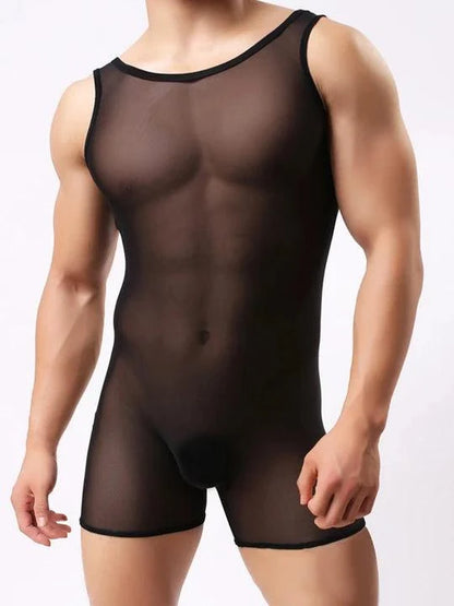 Mesh Elastic Bodysuit alternate view 4