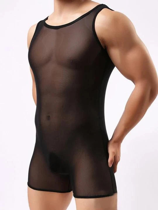Mesh Elastic Bodysuit alternate view 6