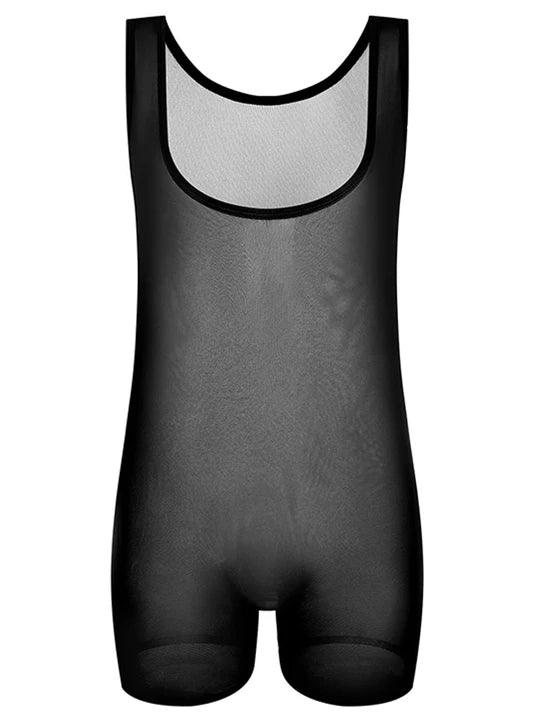 Mesh Elastic Bodysuit