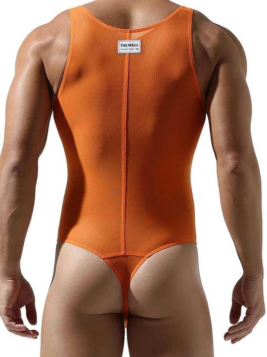 Mesh Solid Color Fitness Bodysuit alternate view 25