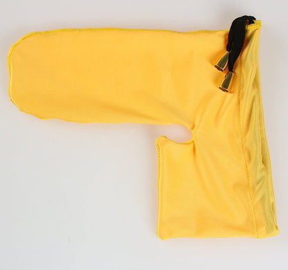 Yellow Micro Drawstring Cock Sock Pouch alternate view 5