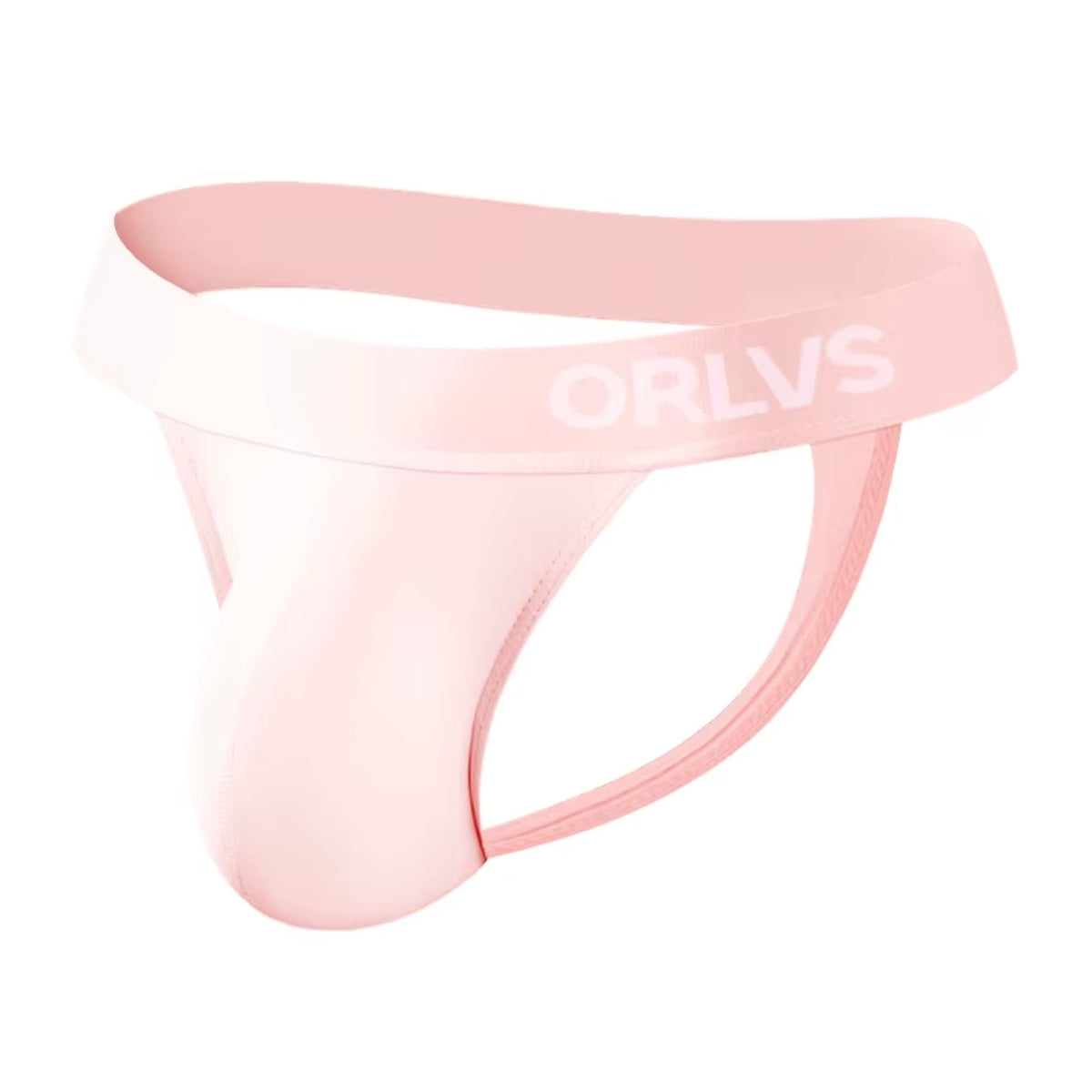 Pink Soft Modal Contour Pouch T Back Thong flat lay