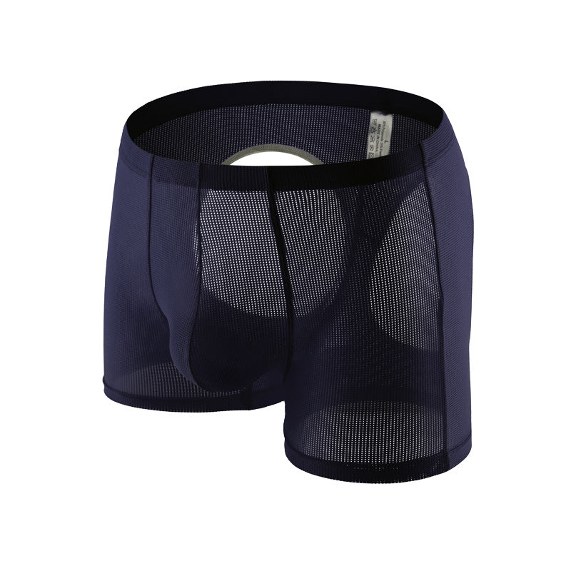 Sheer Mesh Open Back Boxer Briefs