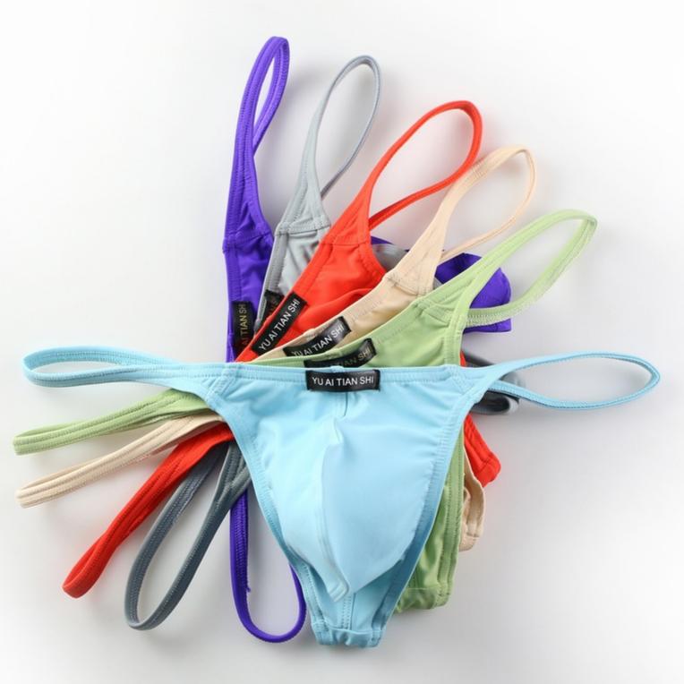 Breathable Nylon Low Rise T Back Thong product presentation view