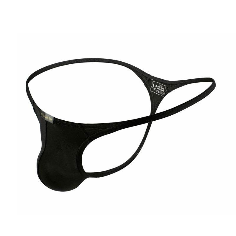Breathable Nylon Low Rise T Back Thong