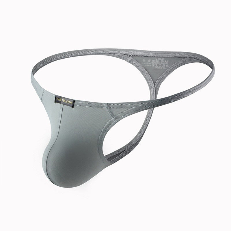 Breathable Nylon Low Rise T Back Thong
