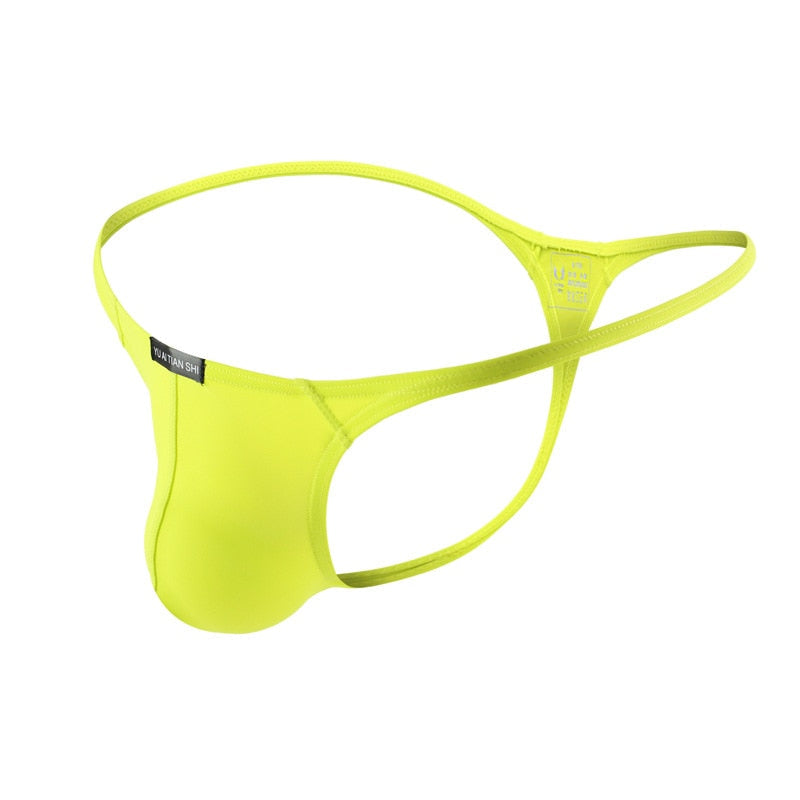 Breathable Nylon Low Rise T Back Thong
