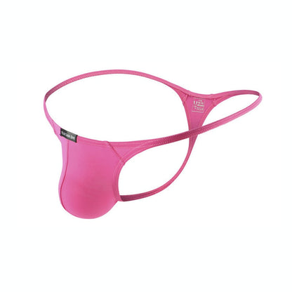 Breathable Nylon Low Rise T Back Thong flat lay