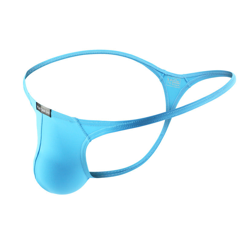 Breathable Nylon Low Rise T Back Thong