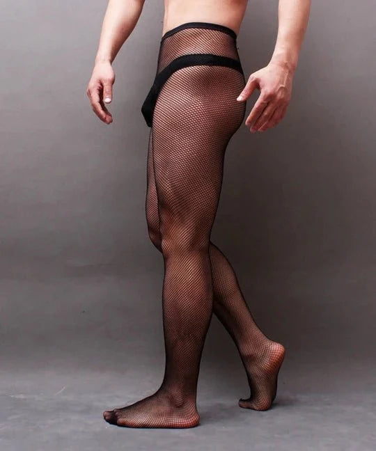Open Crotch Rhinestone Fishnet Pantyhose alternate view 13