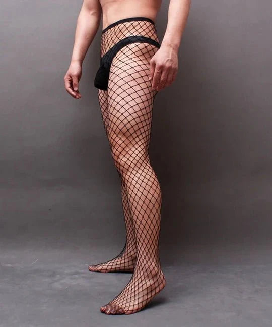 Open Crotch Rhinestone Fishnet Pantyhose alternate view 11