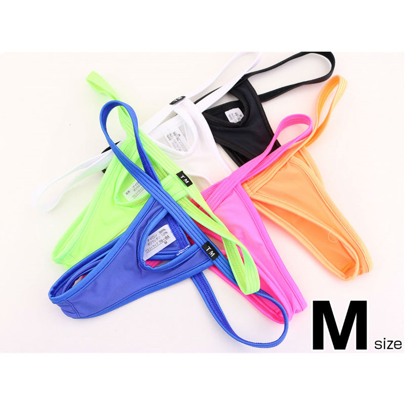 Open Front Hollow Cutout Low Rise Thong