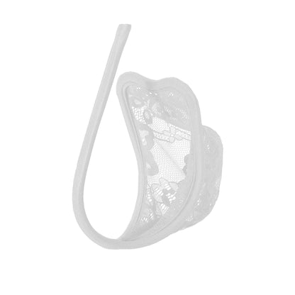 Paisley Lace Sheer Pouch C String