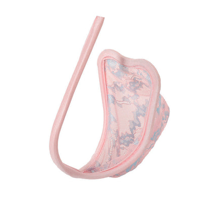 Pink Pastel Floral Lace C String alternate view 7