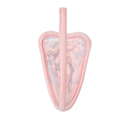 Pink Pastel Floral Lace C String back view
