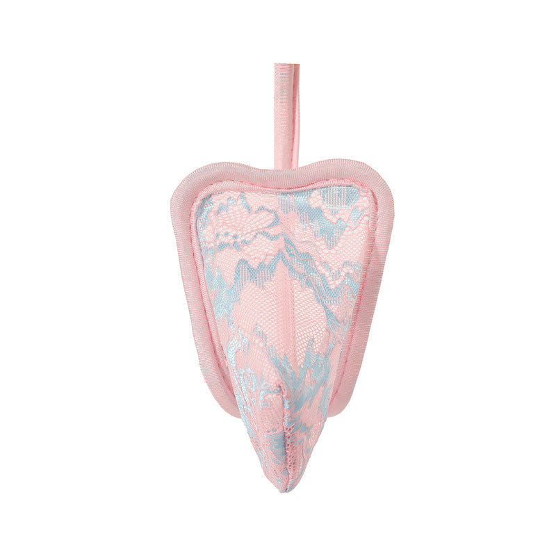 Pink Pastel Floral Lace C String alternate view 6
