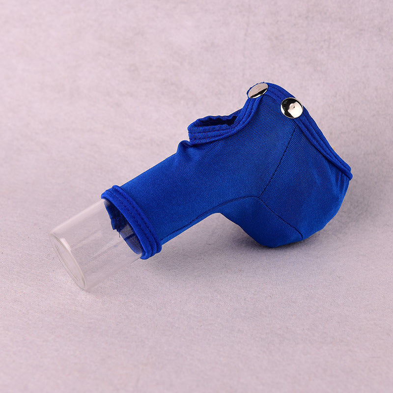 Blue Adjustable Snap Button Penis Sleeve Cock Sock alternate view 23