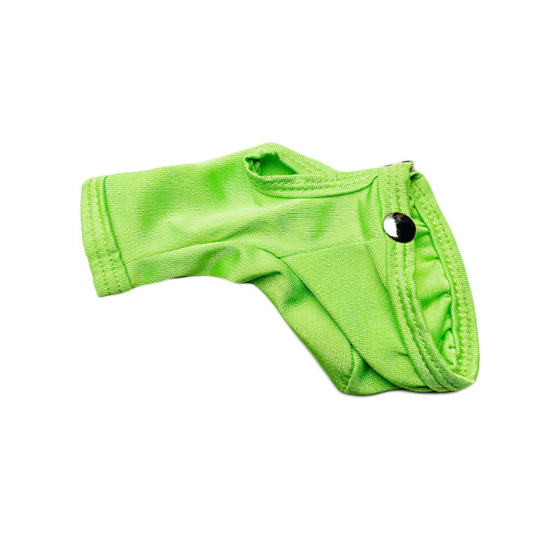 Green Adjustable Snap Button Penis Sleeve Cock Sock alternate view 7