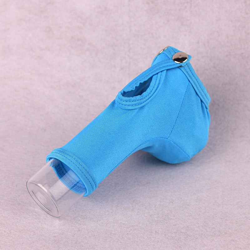 Light Blue Adjustable Snap Button Penis Sleeve Cock Sock alternate view 26