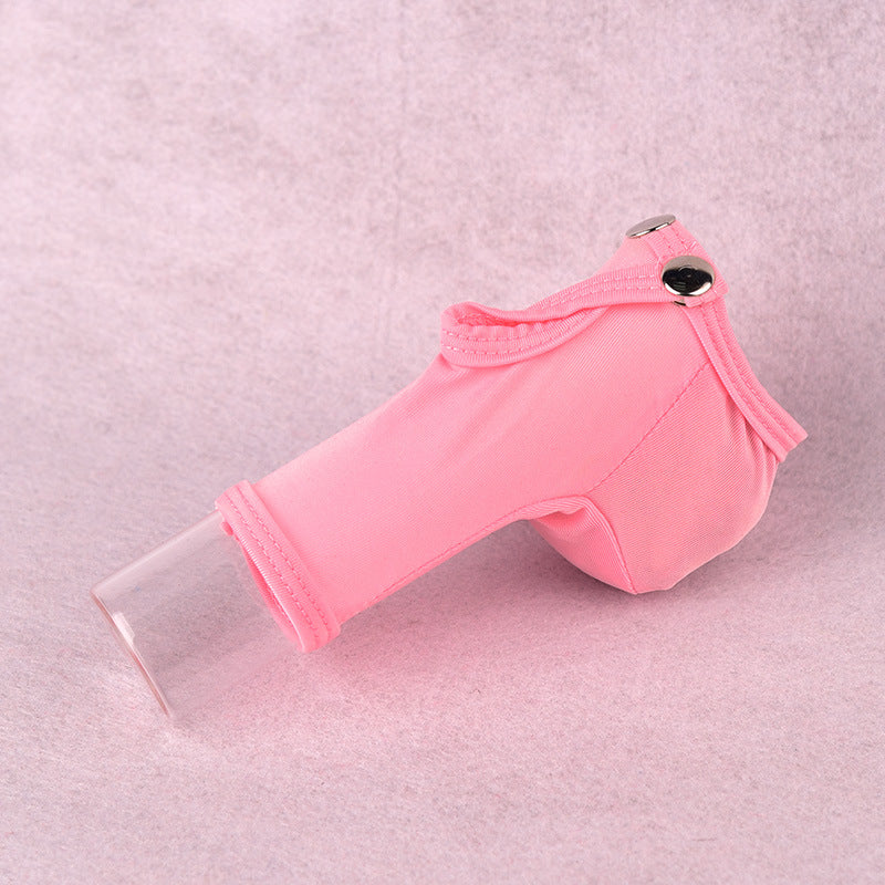 Pink Adjustable Snap Button Penis Sleeve Cock Sock alternate view 30