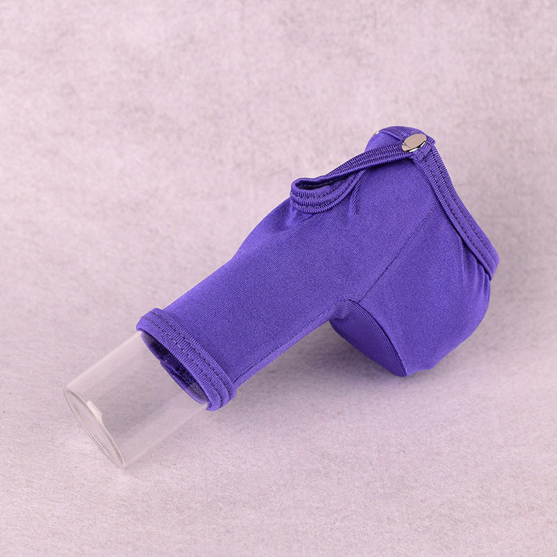 Purple Adjustable Snap Button Penis Sleeve Cock Sock alternate view 28
