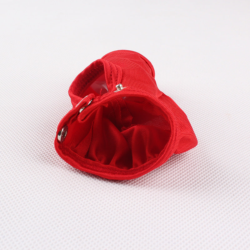 Red Adjustable Snap Button Penis Sleeve Cock Sock alternate view 17