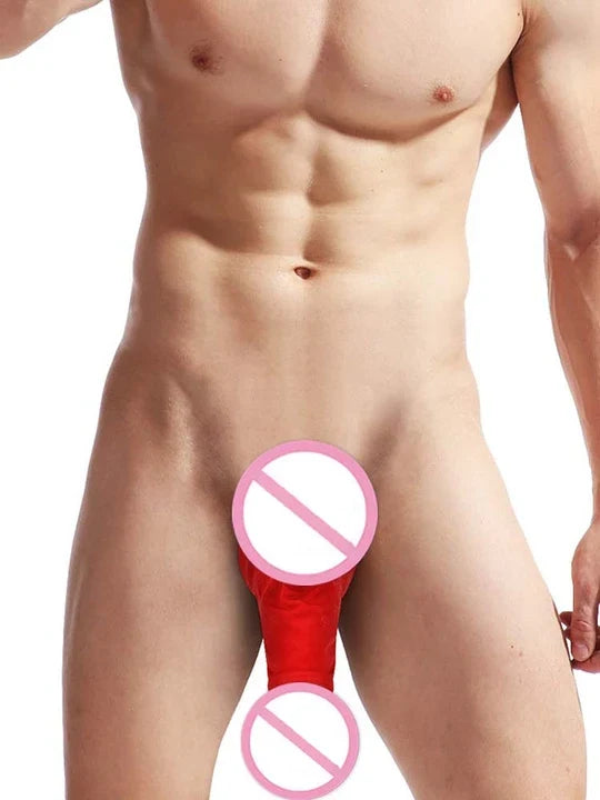 Adjustable Snap Button Penis Sleeve Cock Sock front view