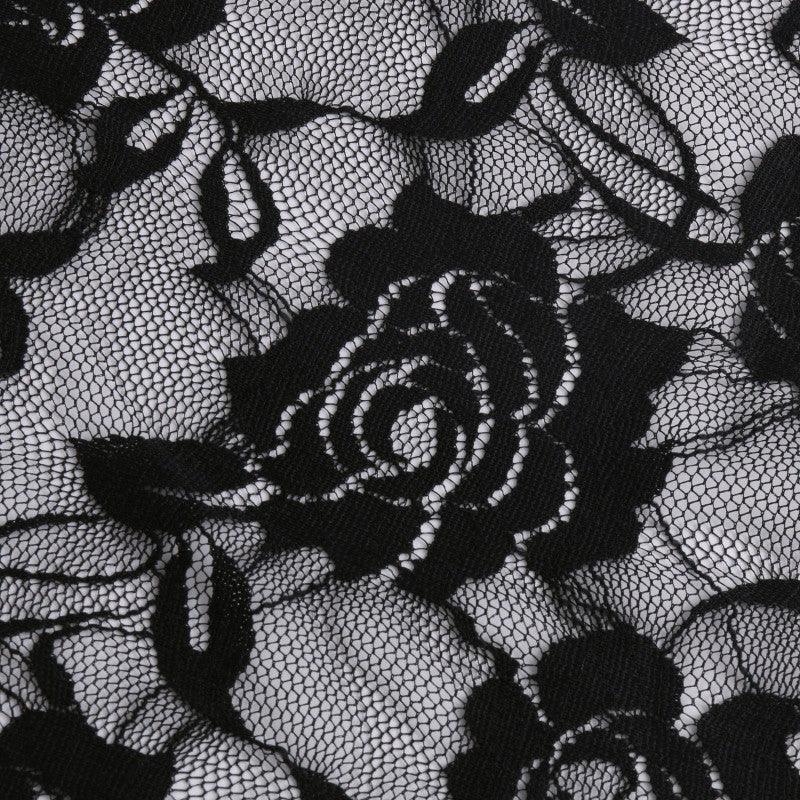Sheer Floral Lace Thong Bathrobe product detail view 18