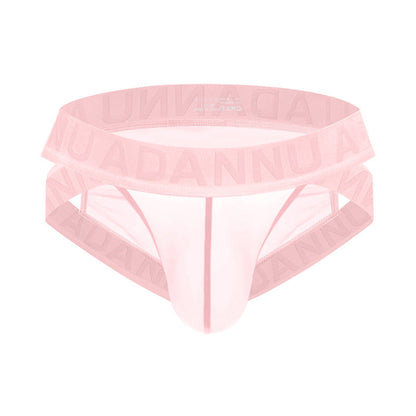 Pink Oversized Pouch Wide Waistband Jockstrap front view
