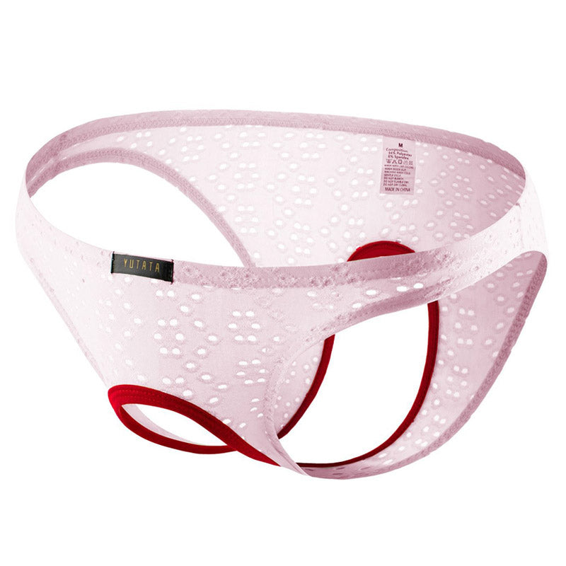 Ring Pouch Eyelet Low Rise Briefs