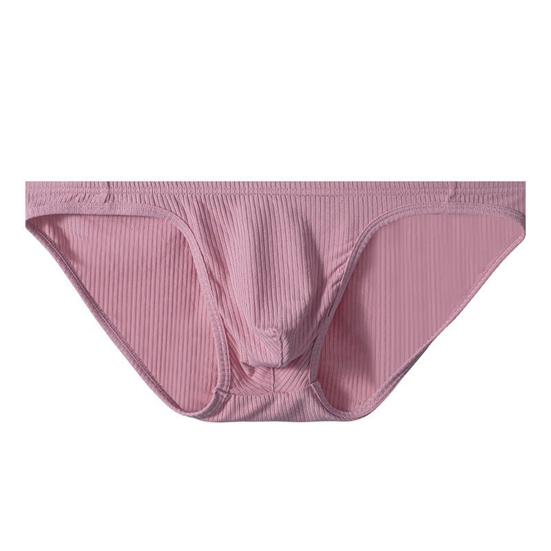High Cut Ribbed Cotton Tanga Brief