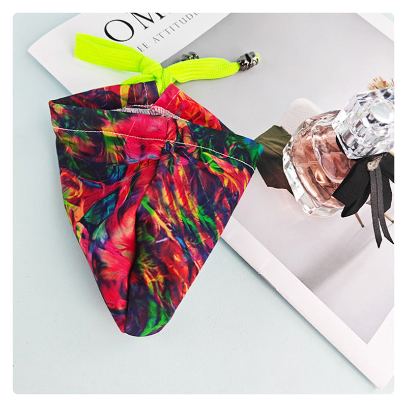 Printed Skull Drawstring Swim Cock Sock alternate view 7