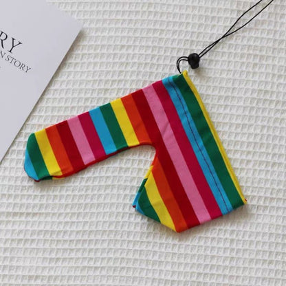 Rainbow Rainbow Drawstring Long Sleeve Cock Sock alternate view 3