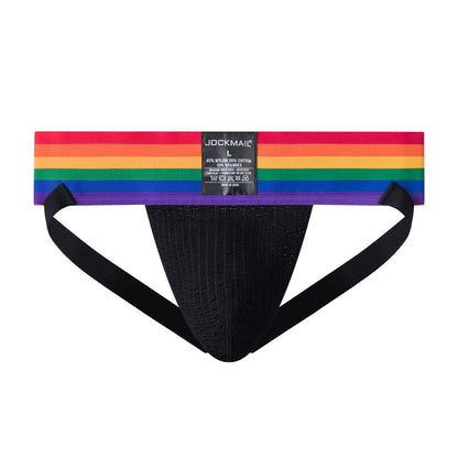 Rainbow Pride Wide Waistband Jockstrap