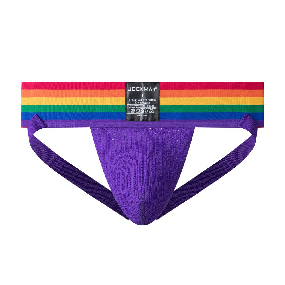 Rainbow Pride Wide Waistband Jockstrap