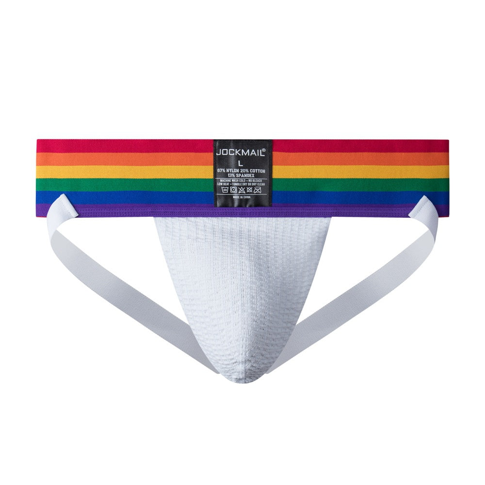 Rainbow Pride Wide Waistband Jockstrap