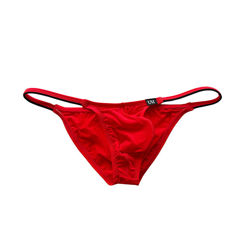 Ice Silk Contrast Cord Cheeky Briefs