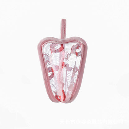 Red Red Lips Lace Kiss Print C String alternate view 8