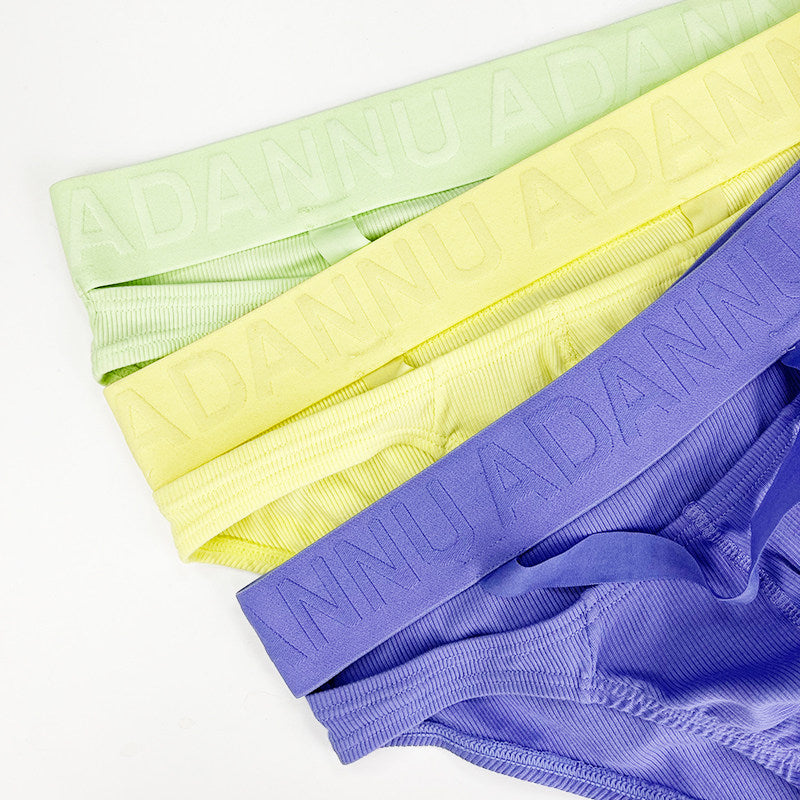 Ribbed Cotton Strap Window Brief detail view