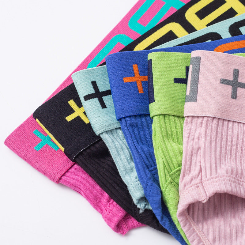 Ribbed Cotton High Cut Logo Briefs product view