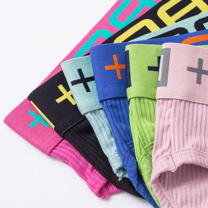 Ribbed Cotton High Cut Logo Briefs product view
