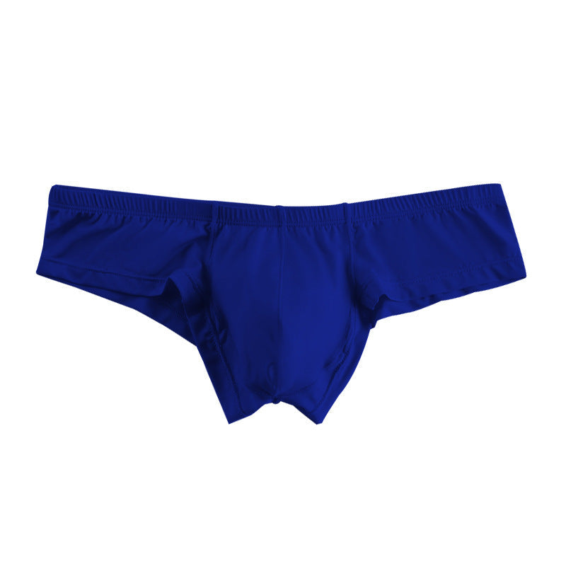 Royal Blue Cheeky Micro Modal Low Rise Briefs flat lay