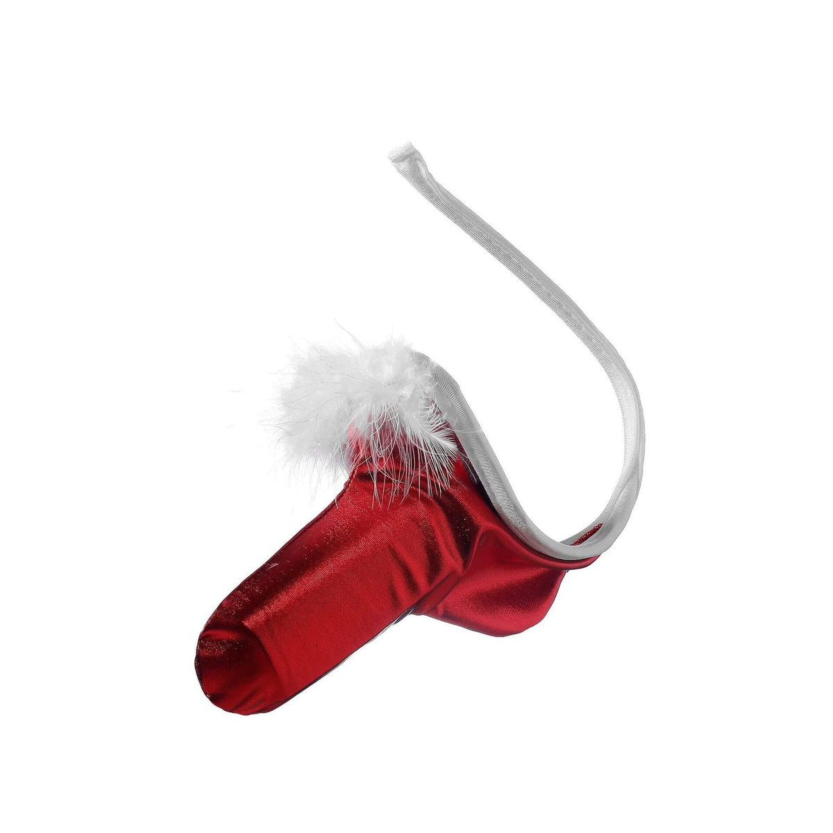 Santa Fur Trim Lace C String