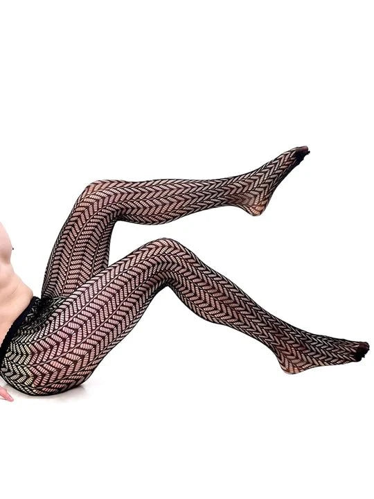 See Through Fishnet Pantyhose alternate view 4