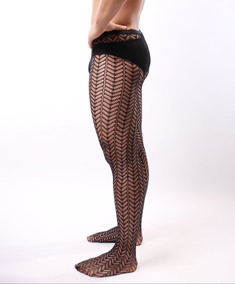 See Through Fishnet Pantyhose alternate view 3