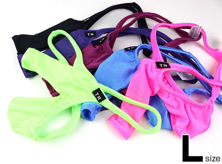 Semi Sheer Elephant Trunk G String color options