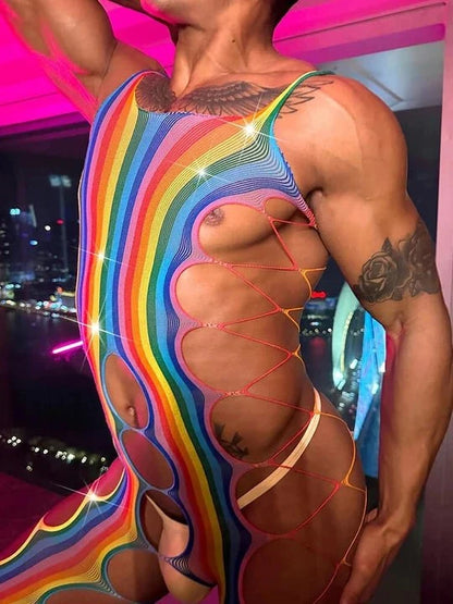 Rainbow Hollow Design Rainbow Bodysuit alternate view 5