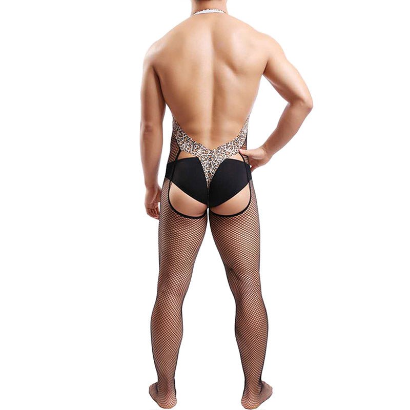 Leopard Leopard Hip Baring Fishnet Bodysuit alternate view 6