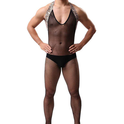 Leopard Leopard Hip Baring Fishnet Bodysuit alternate view 7